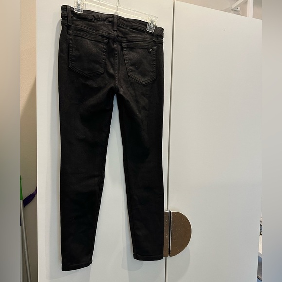 Joe's Jeans The Hi Honey High Rise Skinny Ankle Black Wash Denim - Picture 2 of 8